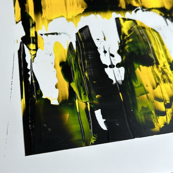 Original Abstract Painting / "Glob" / 11X14 inches on Yupo Paper - Picture 4 of 10